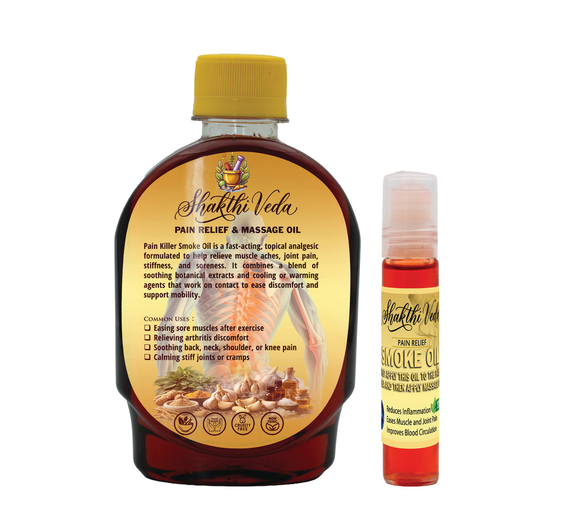 Shaktiveda Smoke Pain Relief & Massage Oil 🌿
