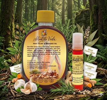 Shaktiveda Smoke Pain Relief & Massage Oil 🌿